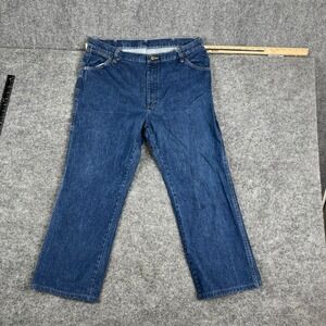 Red Kap Jeans Mens Size 38 Blue Denim Straight Leg Workwear Team Kentucky Pocket